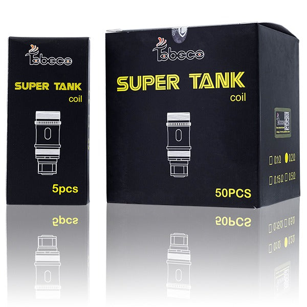 Tobeco Super Tank Coils (5-Pack) packaging 0.2 ohm