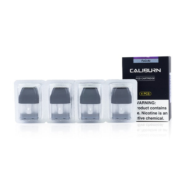 Uwell Caliburn Pods 4-Pack 1.4ohm with packaging