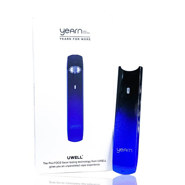 Uwell Yearn Pod System Mod Only Black and Blue with Packaging