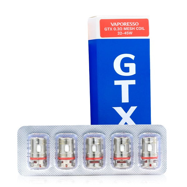 Vaporesso GTX-2 Coils | 5-Pack 0.3ohm mesh with packaging
