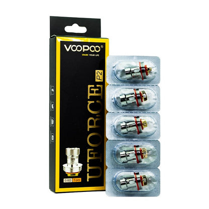 VooPoo UForce Coils P2 0.6ohm (5-Pack) with packaging