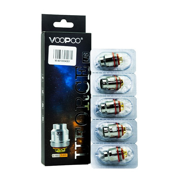 VooPoo UForce Coils  U6 0.15ohm (5-Pack) with packaging