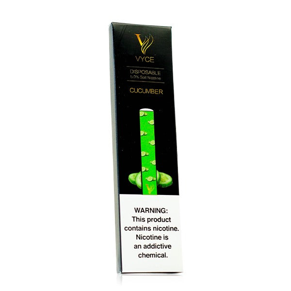 Vyce Disposable | 250 Puffs | 1.3mL Cucumber Packaging