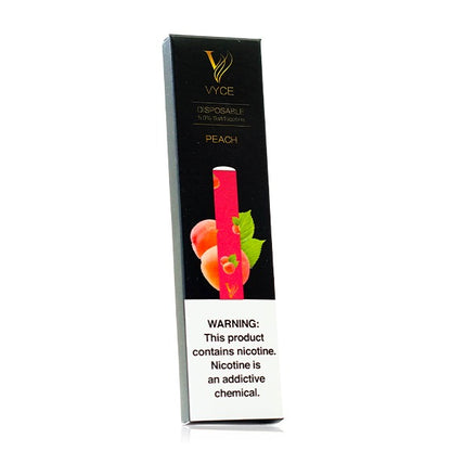 Vyce Disposable | 250 Puffs | 1.3mL Peach Packaging