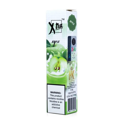 XTRA Disposable | 1500 Puffs | 5mL Apple Packaging