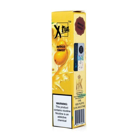 XTRA Disposable | 1500 Puffs | 5mL Mango Tango Packaging