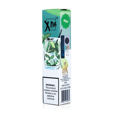 XTRA Disposable | 1500 Puffs | 5mL Mint Packaging