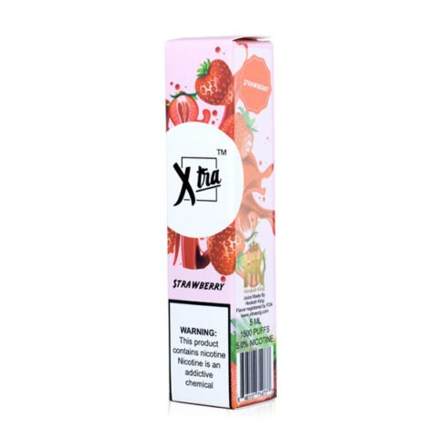 XTRA Disposable | 1500 Puffs | 5mL Strawberry Packaging