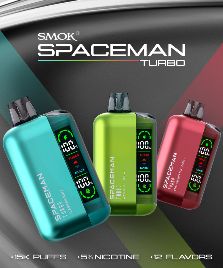 SMOK – Space Man Turbo Disposable 15,000 Puffs 16ml 50mg