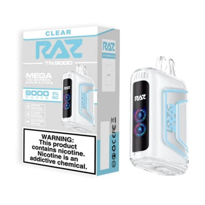 RAZ TN9000 Disposable clear with packaging