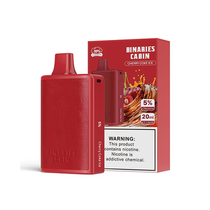 HorizonTech – Binaries Cabin Disposable | 10,000 puffs | 20mL Cherry Coke Ice with Packaging