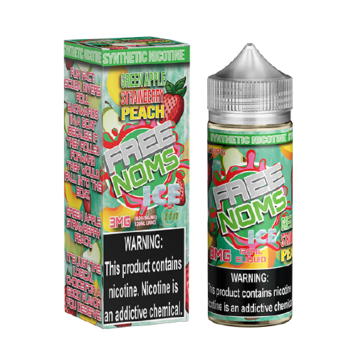 Icy Tart Green Apple Strawberry Peach by Freenoms Series 120mL with Packaging