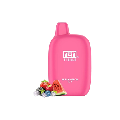 Flum Pebble Disposable | 6000 Puffs | 14mL Strawberrymelon Icy