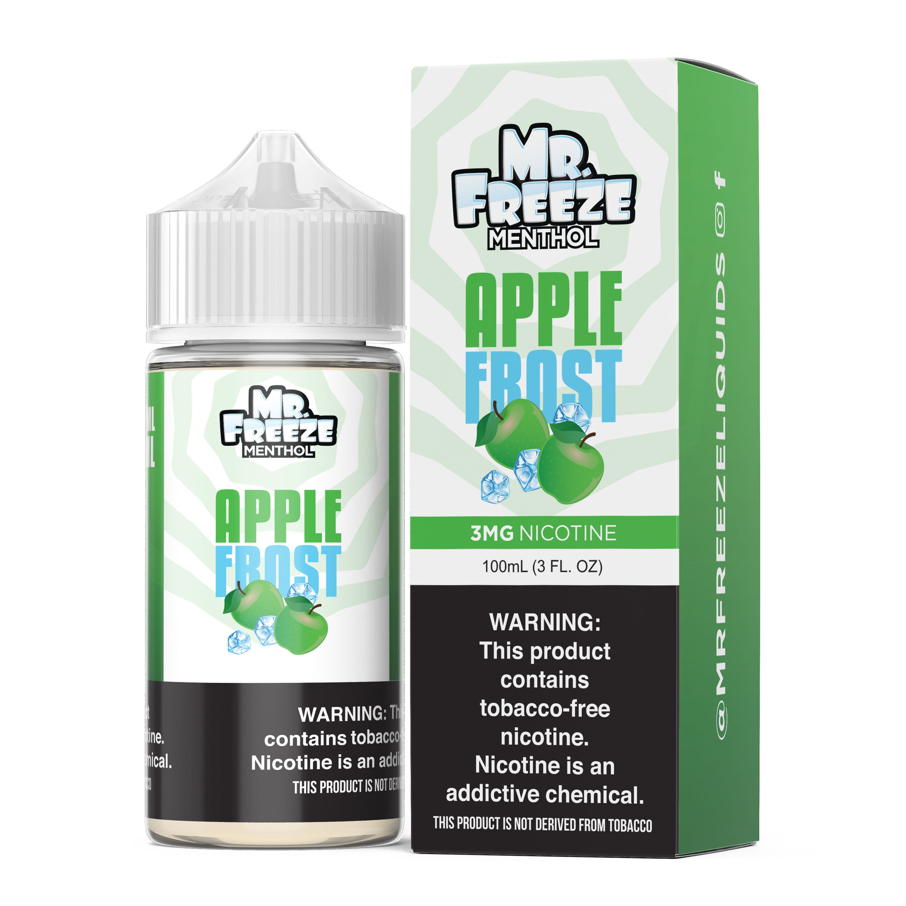 Apple Frost by Mr. Freeze Tobacco-Free Nicotine Series 100mL with Packaging