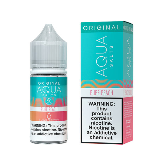 Pure Peach by Aqua Salts Series 30mL with Packaging