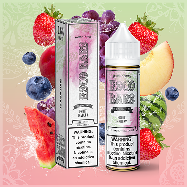 Fruit Medley by Esco Bars Eliquid 60mL with Packaging