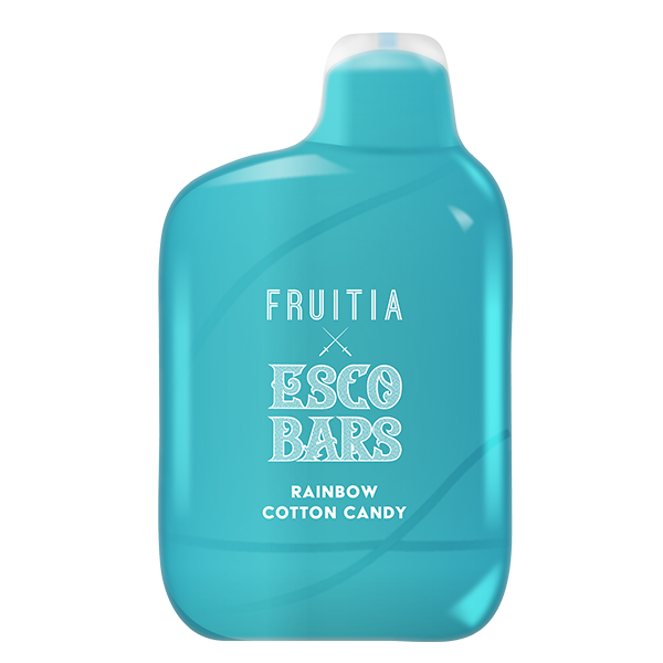 Fruitia – Esco Bars Disposable | 6000 Puffs | 15mL Rainbow Cotton Candy 15ml