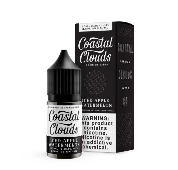 Iced Apple Watermelon by Coastal Clouds Salt 30mL with Packaging