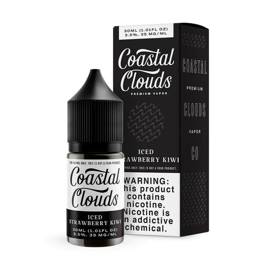 Iced Strawberry Kiwi by Coastal Clouds Salt 30mL with Packaging
