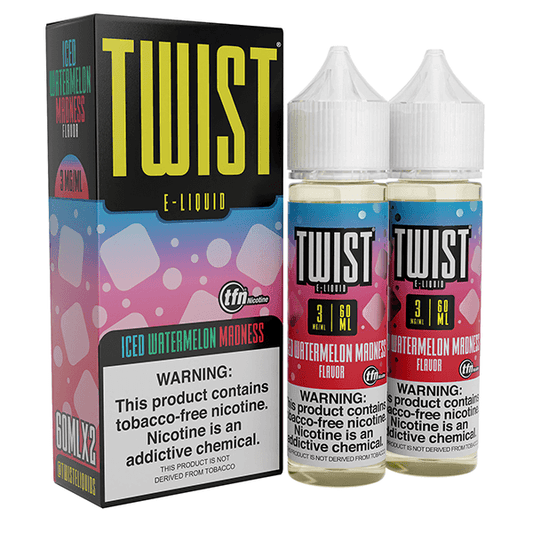 Ice Watermelon Madness by Twist TFN Series (x2 60mL)Ice Watermelon Madness by Twist TFN Series (x2 60mL) with Packaging