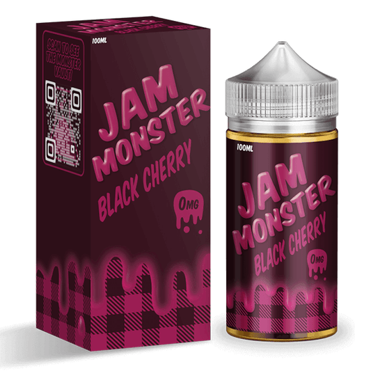 Black Cherry by Jam Monster 100mL with Packaging
