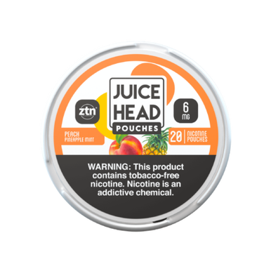Peach Pineapple Mint by Juice Head ZTN Pouches | 5-Cans