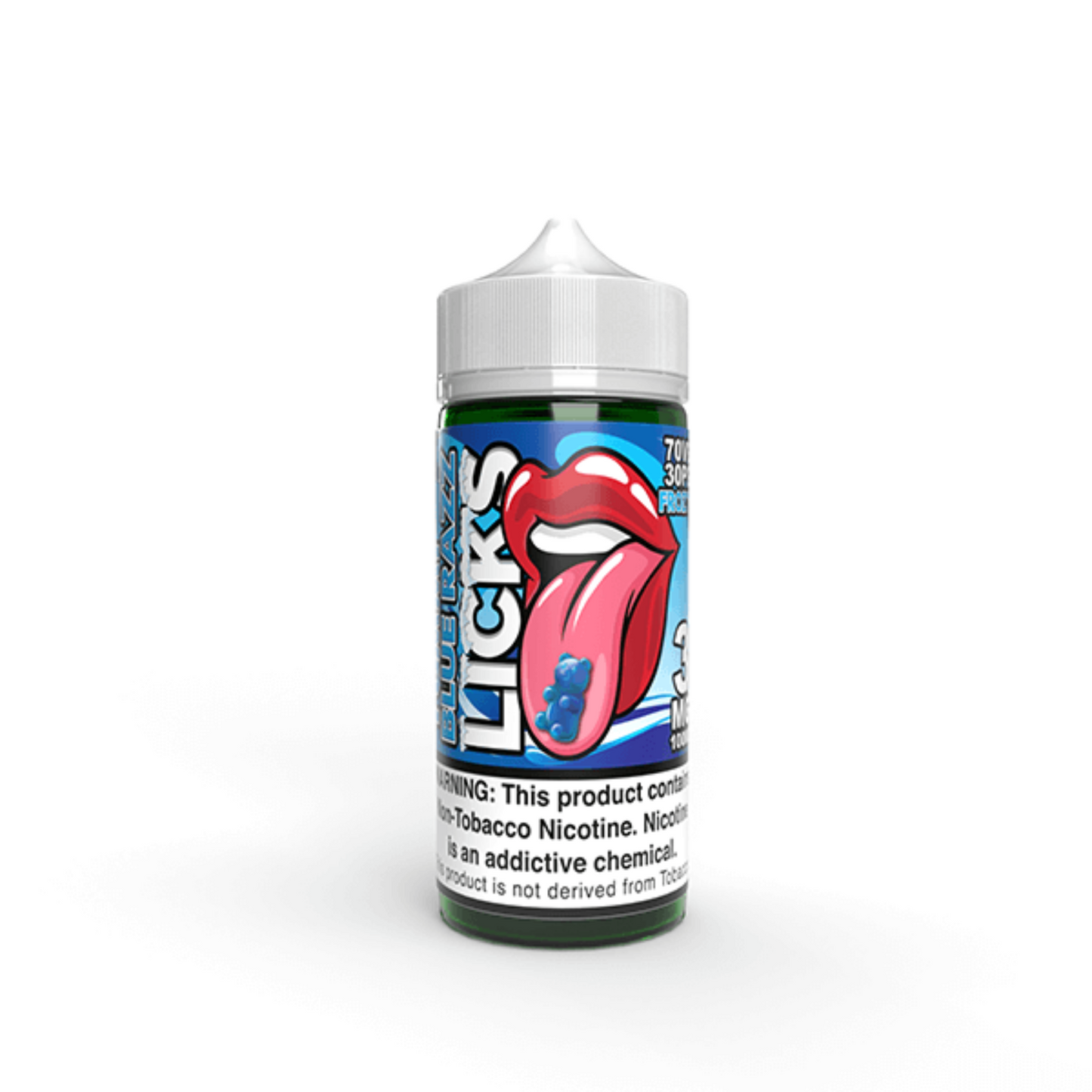Yummi Blue Raspberry Frozty by Juice Roll Upz – Licks TF-Nic Series 100mL Bottle