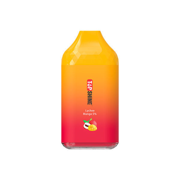 Topshine Disposable Seraph Ultra | 6500 Puffs | 14mL | 5% Lychee Mango