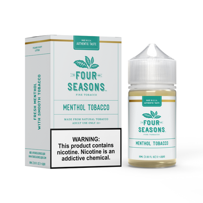 Menthol Tobacco by Four Seasons 60mL with Packaging