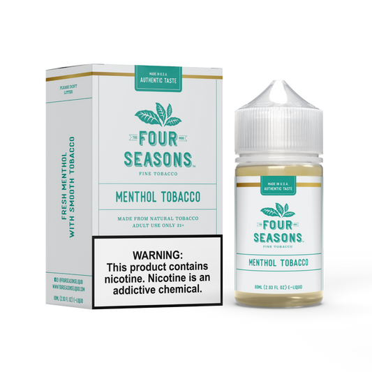 Menthol Tobacco by Four Seasons 60mL with Packaging