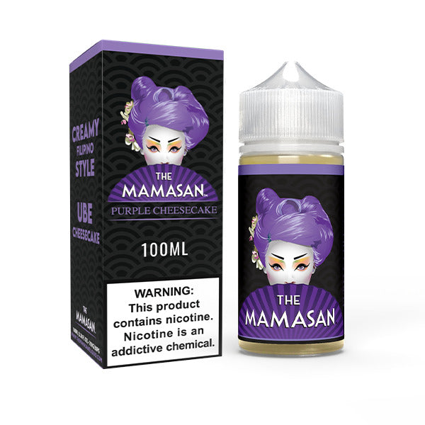 Purple Cheesecake by The Mamasan Series 100mL with packaging