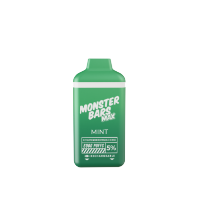 Monster Bars Max Disposable 6000 Puffs | 12mL Mint