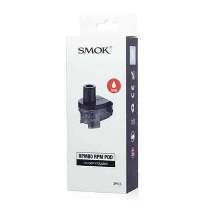 SMOK RPM80 Pods 3-Pack 2mL (EU-Edition) Rpm packaging