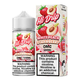 White Peach Strawberry | Hi-Drip | 100mL 0mg with Packaging