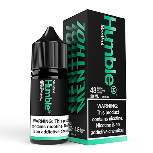 Menthol by Humble Salts Tobacco-Free Nicotine Series 30mL with Packaging