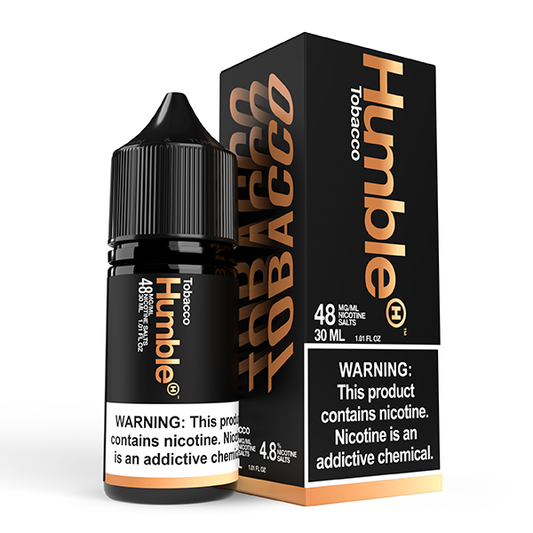 Tobacco by Humble Salts Tobacco-Free Nicotine Series 30mL with Packaging
