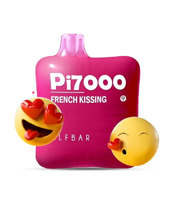 Elf Bar PI7000 Disposable | 7000 Puffs | 17mL | 40-50m French Kissing