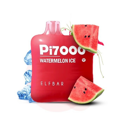 Elf Bar PI7000 Disposable | 7000 Puffs | 17mL | 40-50m Watermelon Ice