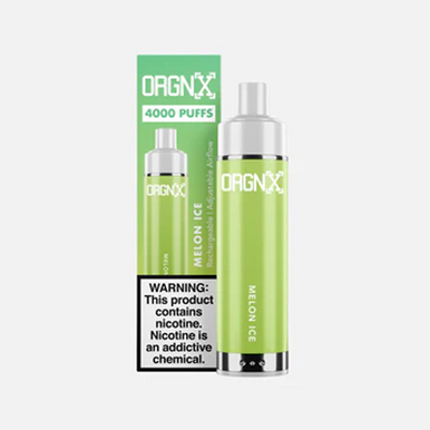 ORGNX Disposable | 4000 puffs | 9mL | 5% Melon Ice with Packaging