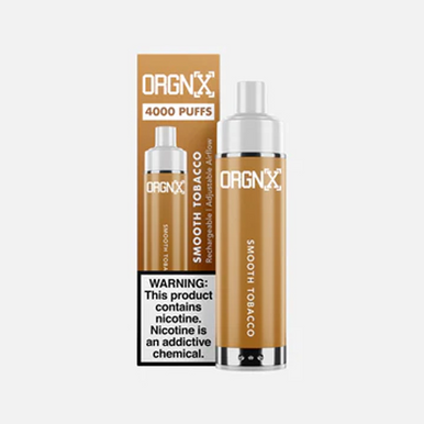 ORGNX Disposable | 4000 puffs | 9mL | 5% Smooth Tobacco with Packaging