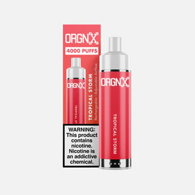 ORGNX Disposable | 4000 puffs | 9mL | 5% Tropical Storm with Packaging
