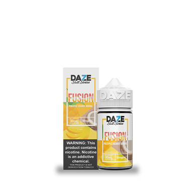 Pineapple Coconut Banana by 7Daze Fusion Salt 30mL with Packaging