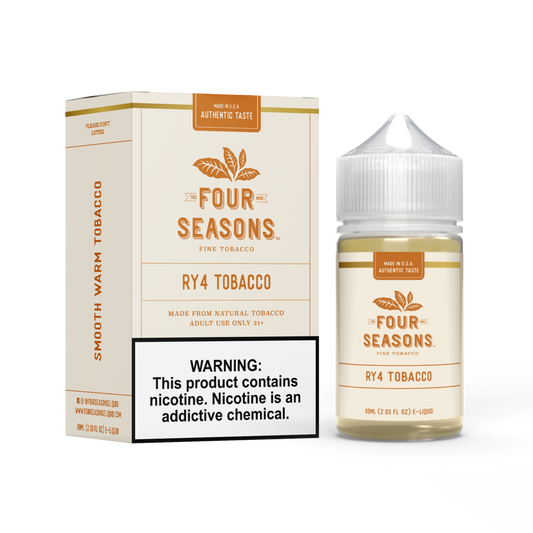 RY4 Tobacco by Four Seasons 60mL with Packaging