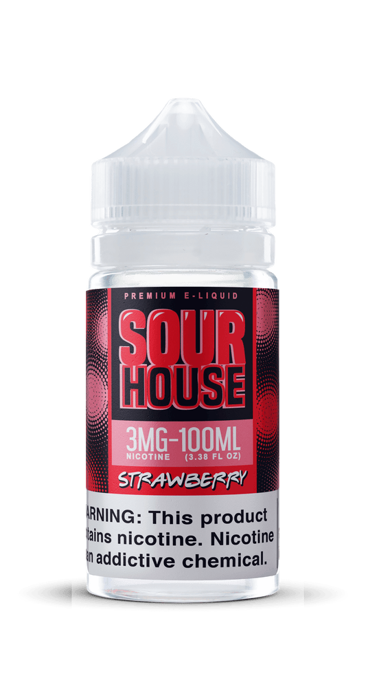 Strawberry by Sour House E-Juice 100mL Bottle