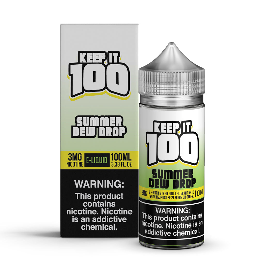Summer Dew Drop by Keep It 100 Tobacco-Free Nicotine Series 100mL with Packaging