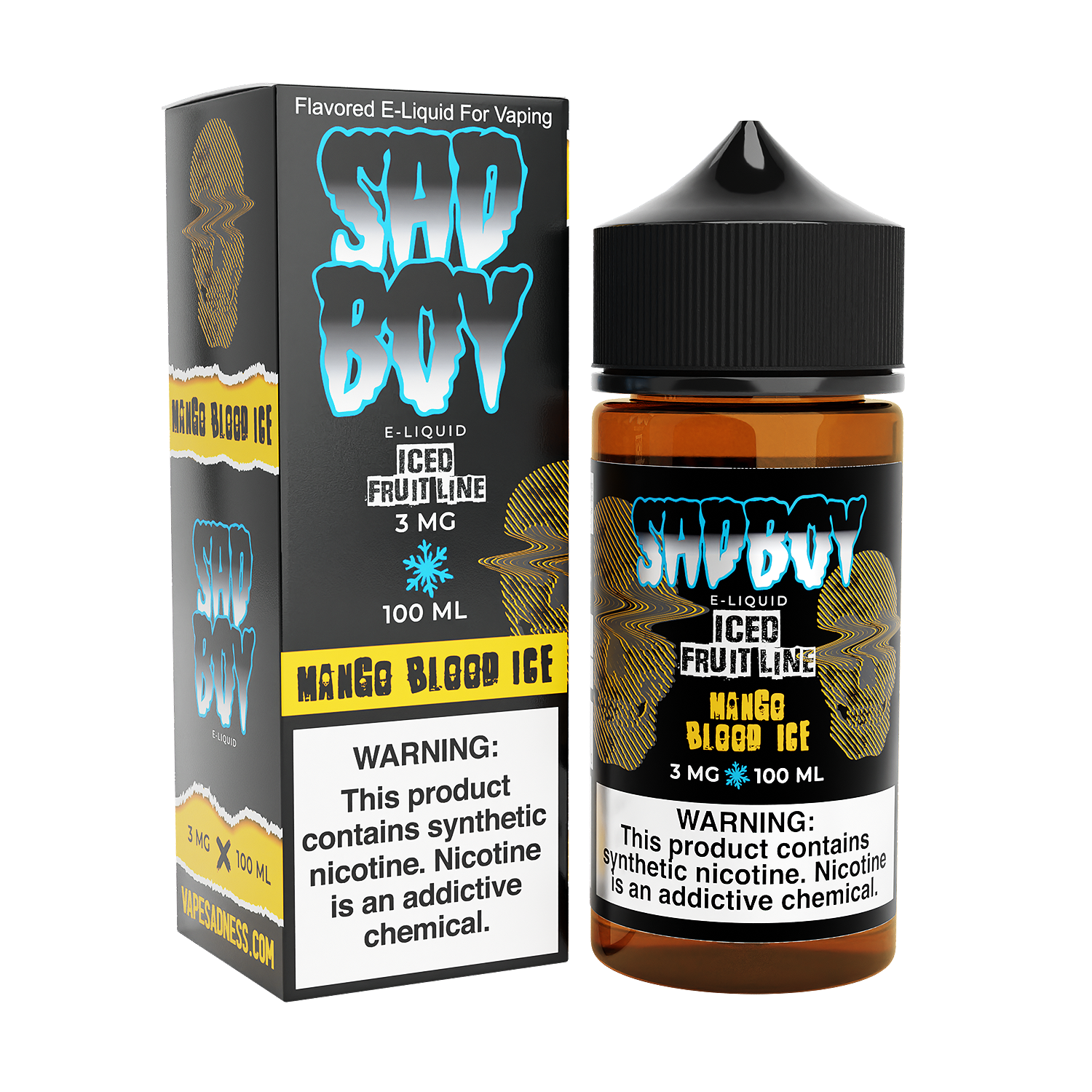 Mango Blood Ice by Sadboy Series 100mL with Packaging