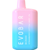 Evo Bar Disposable ET/BC5000 | 5000 Puff | 13mL | 5% Strawberry Cotton Candy