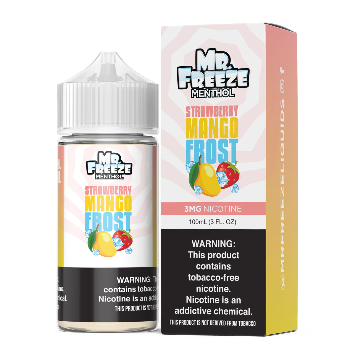 Strawberry Mango Frost by Mr. Freeze Tobacco-Free Nicotine Series | 100mL with Packaging