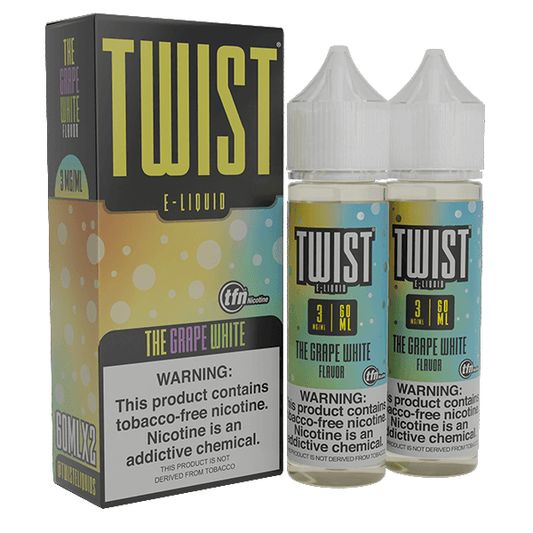 The Grape White by Twist TFN Series 2x60mL with Packaging