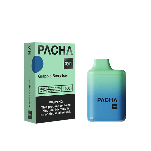 Charlies – Pachamama Syn Disposable | 4500 Puffs | 12mL Grapple Berry Ice